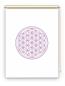 Preview: Rollo Blume des Lebens lila blanco